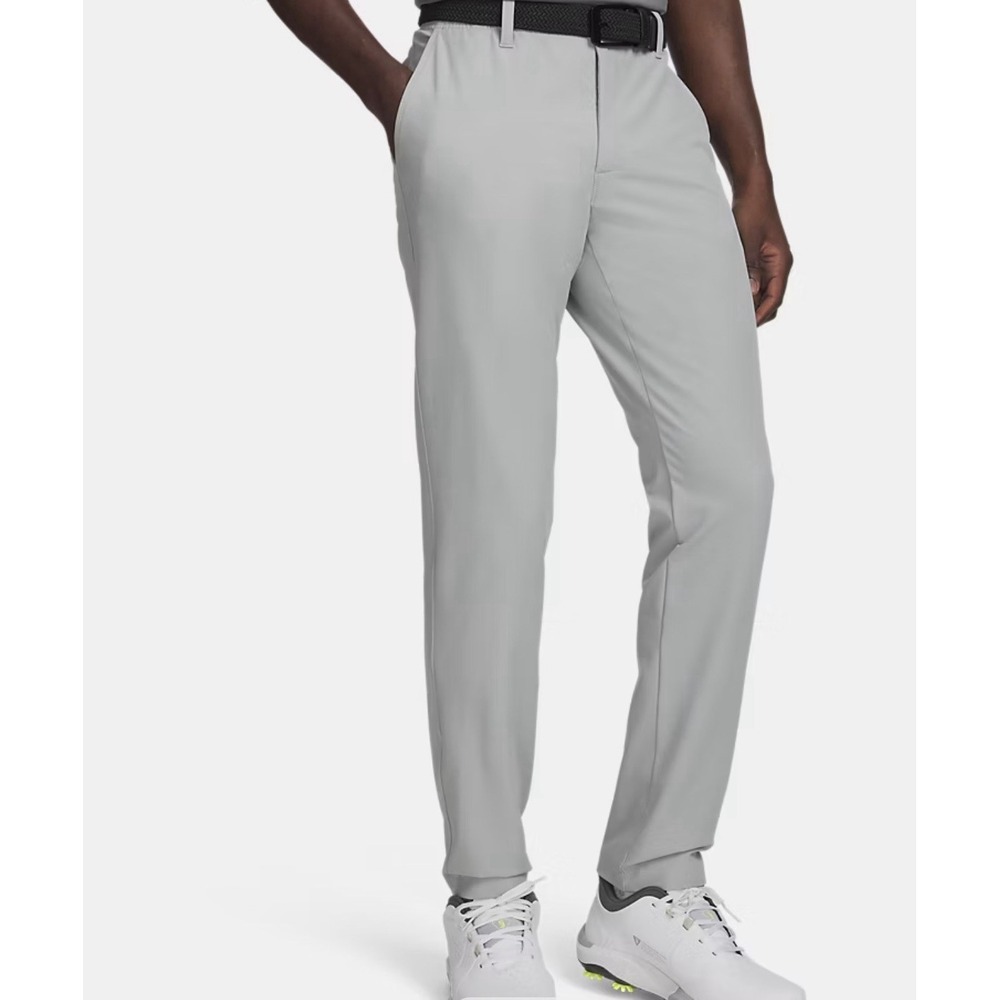 Under Armour Men's Drive Pants Tapered 30/32 Halo Gray Golf Stretch Lightweight